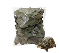 Leaf Litter Set - Natural Dry Leaf Pet Supplies, 50 Pieces Longan Leaves for Treating Turtles, Aquarium Longan Leaves, Reptile Leaves for Frogs, Fishes, Snakes, Shrimp, Sc
