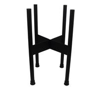 Leaf Medium Black Planter Stand (Planter not included) 38.5cm x 18cm | Size: 38.5 cm x 18 cm Leaf Black 38.5 cm x 18 cm