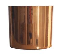 Leaf Metal Planter, Copper, 18cm