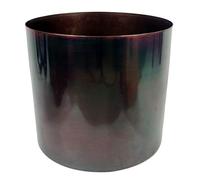 Leaf Metal Planter, Rainbow, 18cm