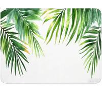 Leaf Mouse Mat 21 x 26 cm, Gaming Mouse Pad, Improves Speed and Accuracy, Mini Mousepad Green, Anti-Slip Rubber Desk Mat with Smooth Cloth Surface, For Travel Office Laptop Working Studying qw-484