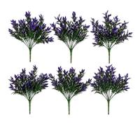 Leaf Multipack 34cm Artificial Lavender Stem Plant Faux Floral Filler
