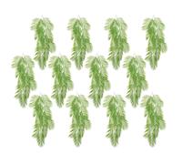 Leaf Pack of 12 x 120cm Artificial Hanging Palm Leaves Plant in Green | Size: 12 x 120 cm Leaf Green 12 x 120 cm