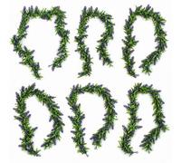Leaf Pack Of 6 X 140Cm Artificial Greenery Garland Hanging Decoration