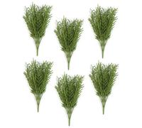 Leaf Pack Of 6 X 40Cm Fire Resistant Artificial Foliage Grass Stem