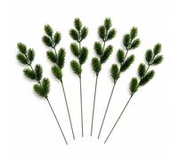 Leaf Pack Of 6 X 45Cm Artificial Pine Cone Spray Stem
