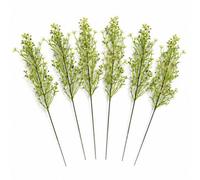 Leaf Pack Of 6 X 48Cm Artificial Wild Berry Blossom Spray Stem Faux Green