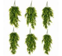 Leaf Pack Of 6 X 70Cm Artificial Trailing Fern Plant Hanging Faux Greenery