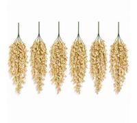 Leaf Pack Of 6 X 70Cm Artificial Trailing Spray Stem Dusty Pink And Cream