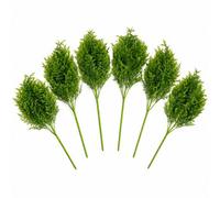 Leaf Pack Of 6 X 75Cm Artificial Fern Foliage Bush Stem