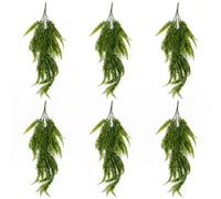 Leaf Pack Of 6 X 75Cm Artificial Trailing Fern Plant Hanging Faux Greenery