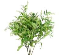 Leaf Pack of 6 x 85cm Artificial Green Foliage Spray | Size: 6 x 85 cm Leaf Green 6 x 85 cm