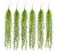 Leaf Pack Of 6 X 90Cm Artificial Trailing Vine Hanging Plant Faux Greenery