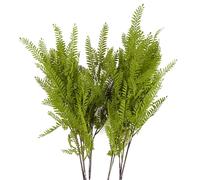 Leaf Pack of 6 x 95cm Artificial Himilayan Maidenhair Fern Stem in Green | Size: 6 x 95 cm Leaf Green 6 x 95 cm