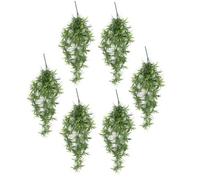 Leaf Pack Of 6 X Uv Fire Resistant Artificial Fronded Thyme Plant 70Cm