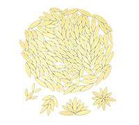 Leaf Petal Ceramic Mosaic Tiles for Crafts, 500g Irregular Mosaic Pieces, Petal Mosaic Tiles DIY Mosaic Making Stones for Craft Hobby Arts Wall Decoration (Light Yellow)