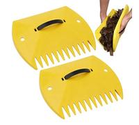 Leaf Pick Up - ABS, Hand Rake 13x9.6 Inch, Lawn Cleaner, Ergonomic Design | Lightweight And Easy To Grab Yard Cleaning Tool, Lawn Garden Waste Picker