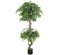 Leaf Realistic Artificial Japanese Fruticosa Tree, Natural Ficus, 150 cm (5ft)