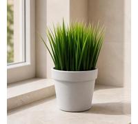 Leaf Realistic Artificial Potted Foliage Plants, 22cm Grass