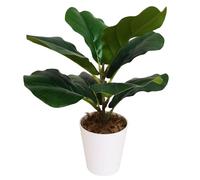 Leaf Realistic Artificial Potted Foliage Plants, 38cm Fiddle Fig