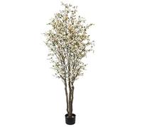 Leaf Retardant Artificial Tree, 210cm Cherry Fire Resist, 210 cm