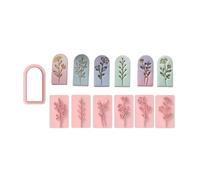 Leaf Shape Clay Molds with Smooth Demolding Feature Dishwasher Safe Suitable for Crafting Delicate Jewelry Accessories Leaf Earring Press Mold