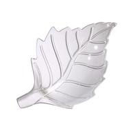 Leaf Shape Clear Aquariums Feeding Dish For Fish Tanks Bottom Pet Shrimp Crabs Fish Acrylic Feeder Bowl Tray Decoration