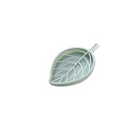 Leaf Shape Soap Dish Holder Soap Saver Easy Cleaning Quickly Dry Sponges Scrubber Stop Mushy Soap For Home Kitchen Bathroom Shower Accessories Blue Stylish