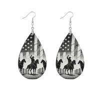 Leaf Shaped Earrings Teardrop Shape Silver Plated Copper Easy to Wear For Women, leaf, Wood Metal, No Gemstone