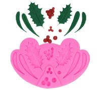 Leaf Silicone Mold Rose Flower Fondant Molds DIY Cake Decorating Tools Sugarcraft Candy Resin Clay Chocolate Gumpaste Moulds (4.2 x 2.8 x 0.24 inches)