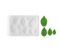 Leaf Silicone Moulds Baking Tool for Soap Chocolate and Cake Decoration Natural Texture Craft Silicone Mould