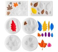 Leaf Silicone Moulds Fondant Chocolate Baking Tool for Making Soap Cake Fondant Decoration Freezer Safe Chocolate Leaf Mold