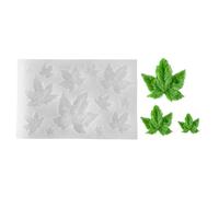 Leaf Silicone Moulds Heat Resistant Fondant Chocolate Mould Baking Tool for Making Candles Soap Cake Fondant Decoration Natural Texture Craft Silicone Mould