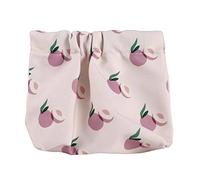 Leaf Spring Lipstick Cosmetic Bag, Data Cable Storage Bag, Self-Closing Cute Printing Coin Money Pouch for Cosmetics Jewelry Coin Lipstick(Pink)