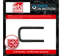 Leaf Spring U Bolt / Clamp 40593 Febi Suspension 1324367 1726129 2096130 Quality