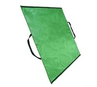 Leaf Storage Bag 150x120cm with Handles Garden Waste Collection Khaki | Cloth material holds leaves for weeds garden debris large capacity for yard cleanup dual handles offer easy carrying