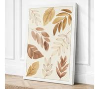 Leaf Studies Botanical Canvas Wall Art Print 30x20 Inch