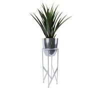 Leaf Tall Metal Plant Stand with Planter