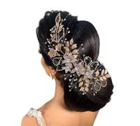 Leaf Wedding Headband Bridal Headdress Bridal Hair Accessories Bridal Women's Hair Accessories (Gold 1pc (1pack))