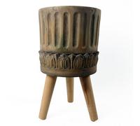 Leaf Zandi Roman Composite Large Planter 40Cm X 21.5Cm
