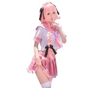Leaffly Fate/Grand Order Astolfo Cosplay Costume Pink Skirt Sailor Suit (M)