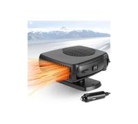 Leaflai 12V and 150W New Upgrade Portable Car Heater, 2 in 1 Heater & Fan, Automobile Windshield Defroster Fan, Summer and Winter Heating or Cooling