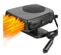 Leaflai 12V Portable Car Heater & Defroster, 150W Quick Heat & Anti-Fog Solution with 2-in-1 Heating Cooling, Plugs into Cigarette Lighter