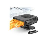 Leaflai 150W Car Heater - 12V Portable Anti-Fog Auto Heater Winter Car Defrogger That Plug into Cigarette Lighter with Ergonomic Handle Windshield Defogger
