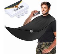 Leaflai Beard Bib Beard Apron,Dad Fathers Day Gift,Beard Trimming Catcher Bib,Hair Catcher,Gifts for Men Anniversary Valentines Day,Stocking Stuffers for Him