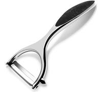 Leaflai Potato Peeler, Vegetable Y-Shape Peeler Stainless Steel with Ergonomic Non-Slip Handle & Sharp Blade for Fruit Carrot Eggplant Cucumber(Silver)