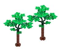 Leafy Trees- Pack of two | Made with Genuine LEGO parts | Instructions Included