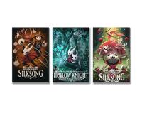 Leaguae 3 PCS Hollow Poster Knight Game Action Adventure Wall Art Canvas Posters Room Decorative Aesthetic Print Decor 08x12inch(20x30cm)-3pcs Style-4