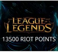 League of Legends 13500 RP Prepaid Card EU