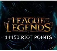 League of Legends 14450 RP Prepaid Card TR